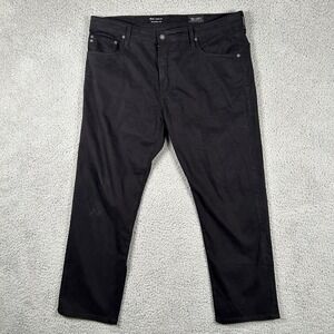 AG Adriano Goldschmied Mens Pants 38x32 The Tellis Modern Slim black 5 pocket